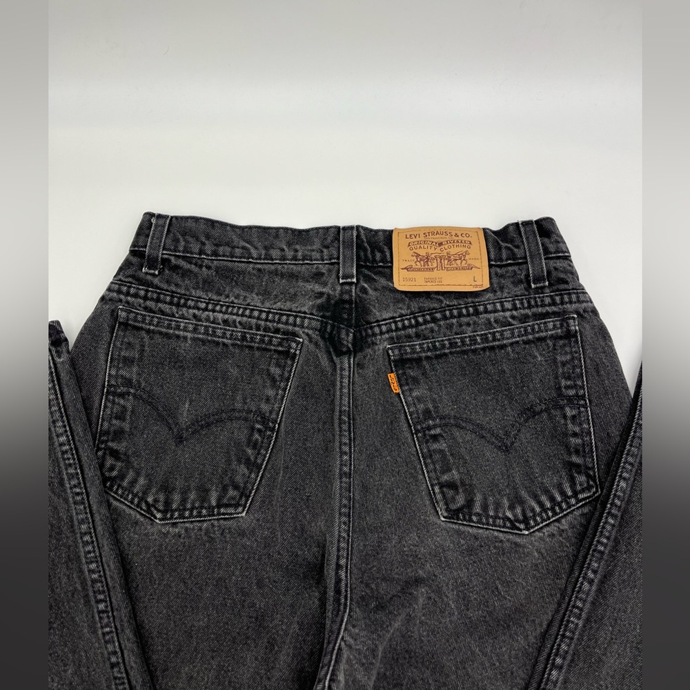 VINTAGE Levi’s Orange Tab black jeans